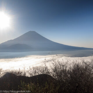 20221112 烏帽子岳から富士山