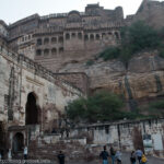 20231228 インド・ラージャスターン、メヘラーンガル砦に入場し裏側へ