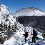 20240114　黒斑山・浅間山が見えた