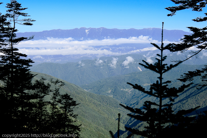 20240914 塩見岳・鳥倉ルートからの景色