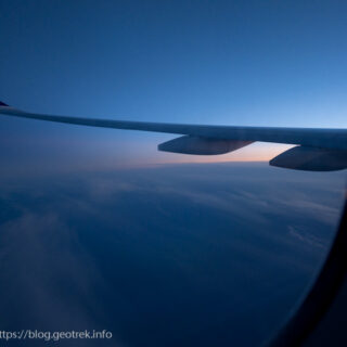 20241227 スカンジナビア半島・機内から夜明け