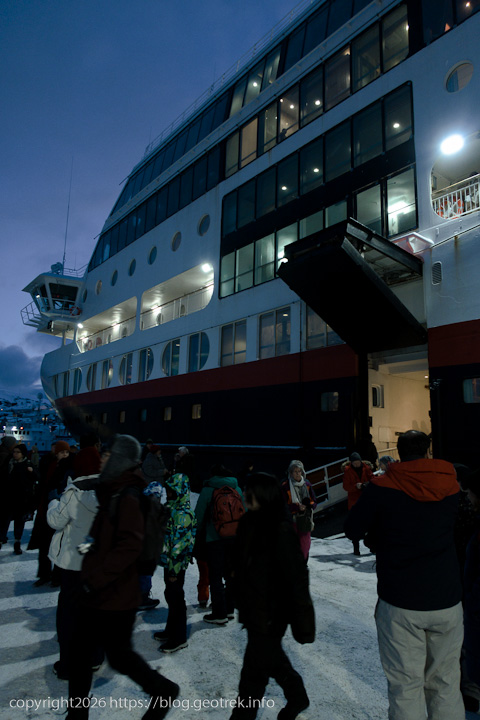 20241227 スカンジナビア・ホニングスヴォーグで下船