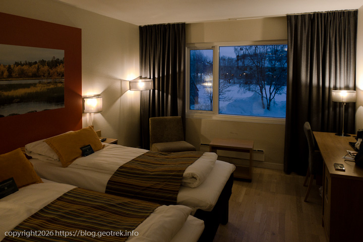 20241224 スカンジナビア・ヒルケネスのホテルの部屋