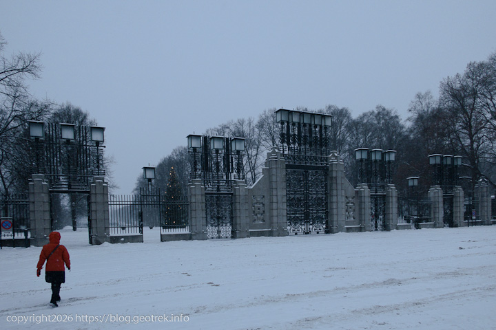 20241227 スカンジナビア・ヴィーゲラン公園入口