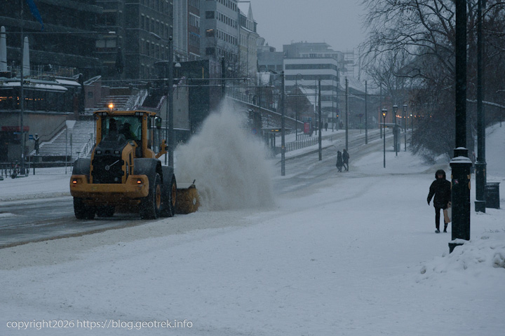 20241227 スカンジナビア・オスロの除雪車