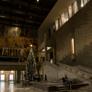 20241227 スカンジナビア・オスロ市庁舎ホール