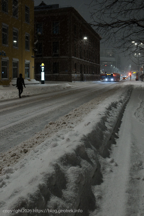 20241224 スカンジナビア・オスロ中央駅への道