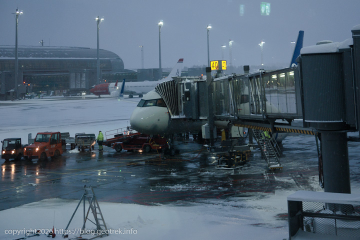 20241227スカンジナビア・コペンハーゲン行き航空機