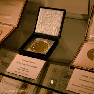 20241227 スカンジナビア・ストックホルム、ノーベル賞メダル