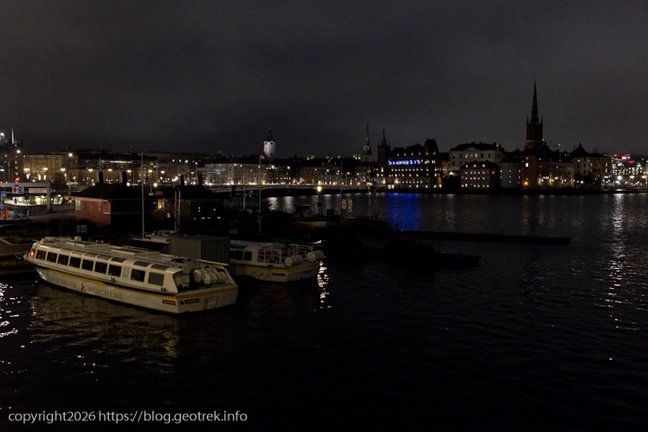 20241227 スカンジナビア・夜のストックホルム