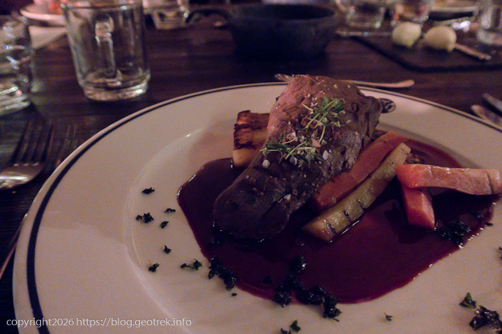 20241227 スカンジナビア・アビスコ、ディナーとのトナカイ