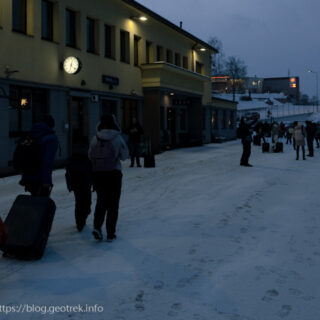 20241227 スカンジナビア・ナルヴィーク駅から街へ