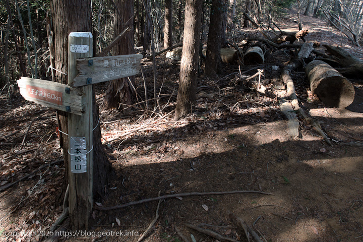 20250208北高尾山稜・三本松山