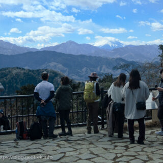 20250208北高尾山稜・高尾山の展望台