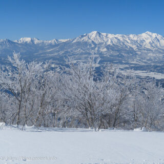 20250215鍋倉山・山頂から信越の山々