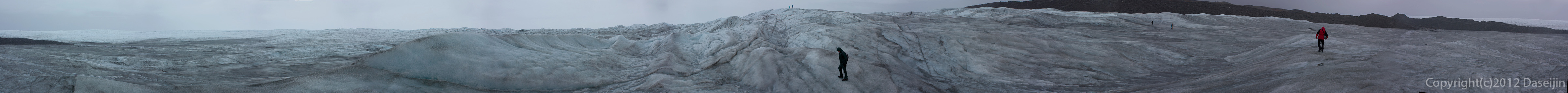 120814アイスランド、グリーンランドの旅・氷床パノラマ