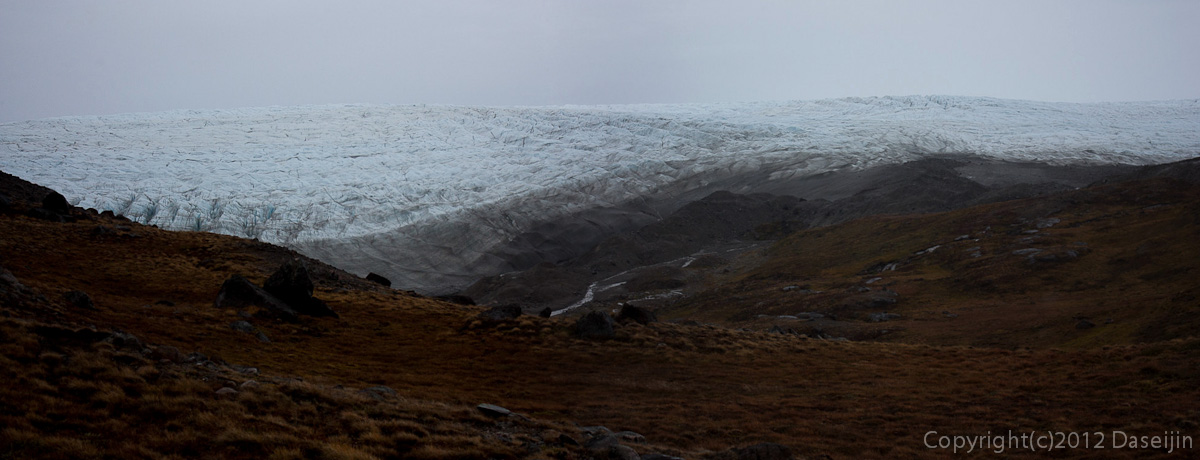 120814アイスランド、グリーンランドの旅・Russells Gletscher