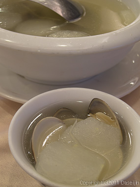 120313台北・冬瓜と蛤のスープ